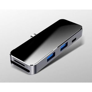 USB Type C 6-in-1 Hub Charging Dock Includes USB 3.0, PD, TF, SD, & HDMI Ports